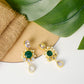 Dewdrop Emerald Earrings