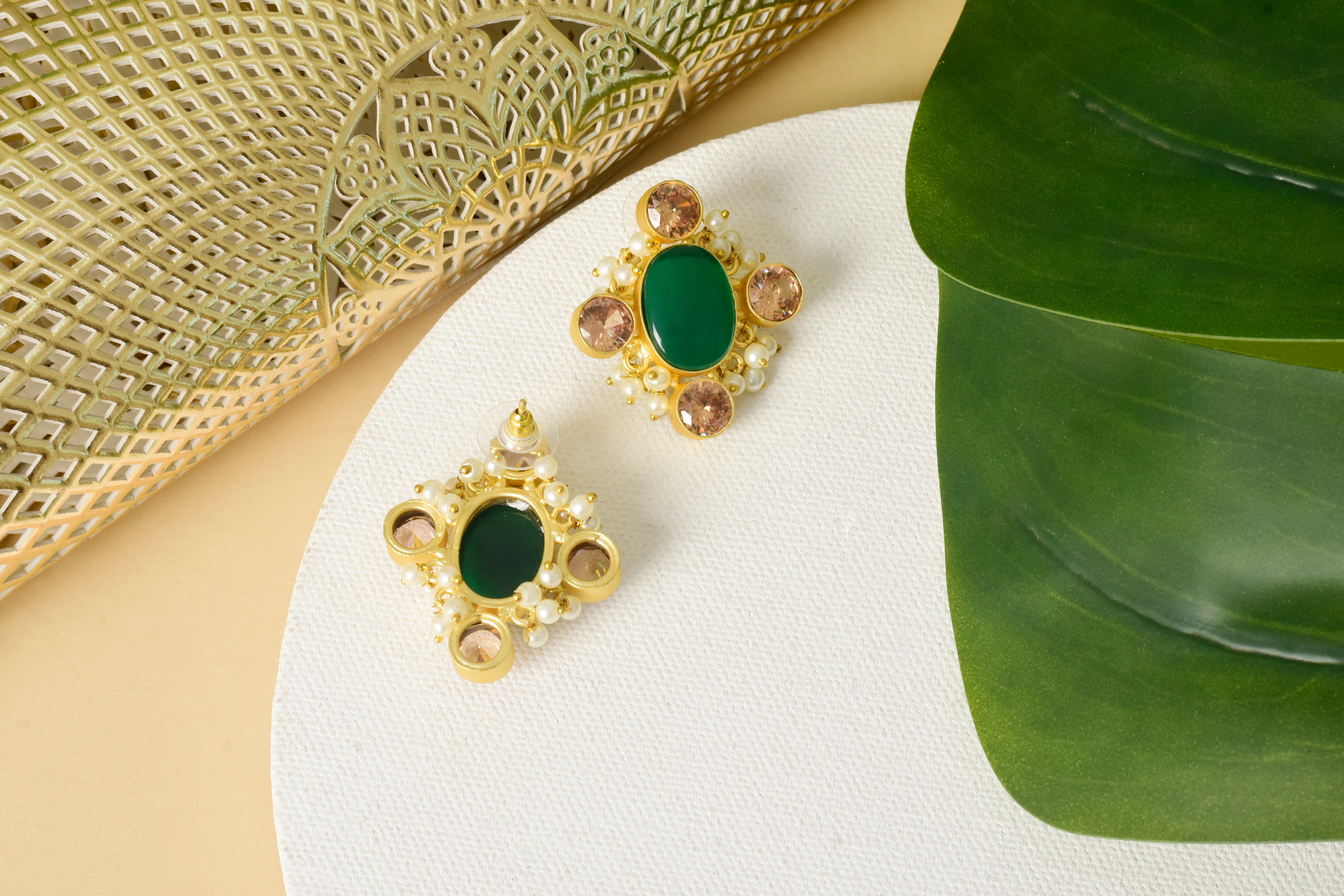 Emerald Echo Earrings