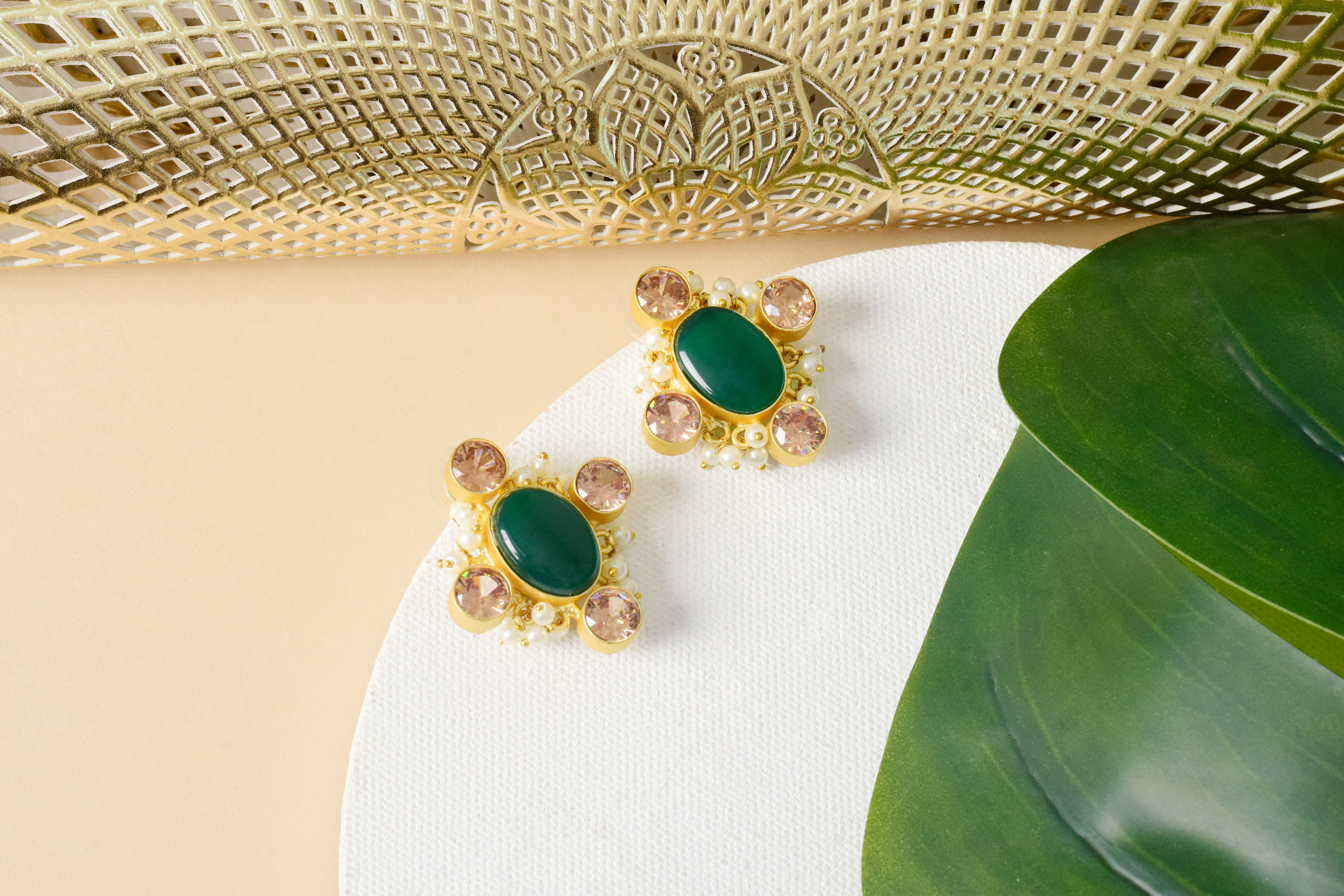 Emerald Echo Earrings