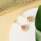 Blush Dew Drop Earrings