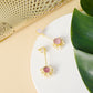 Blush Dew Drop Earrings