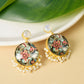 Madhubani Bloom Earrings