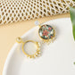 Madhubani Bloom Earrings