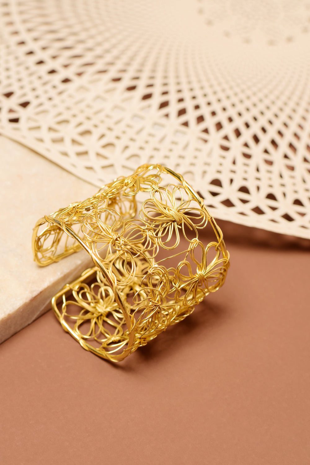 The Bloom Lattice Cuff