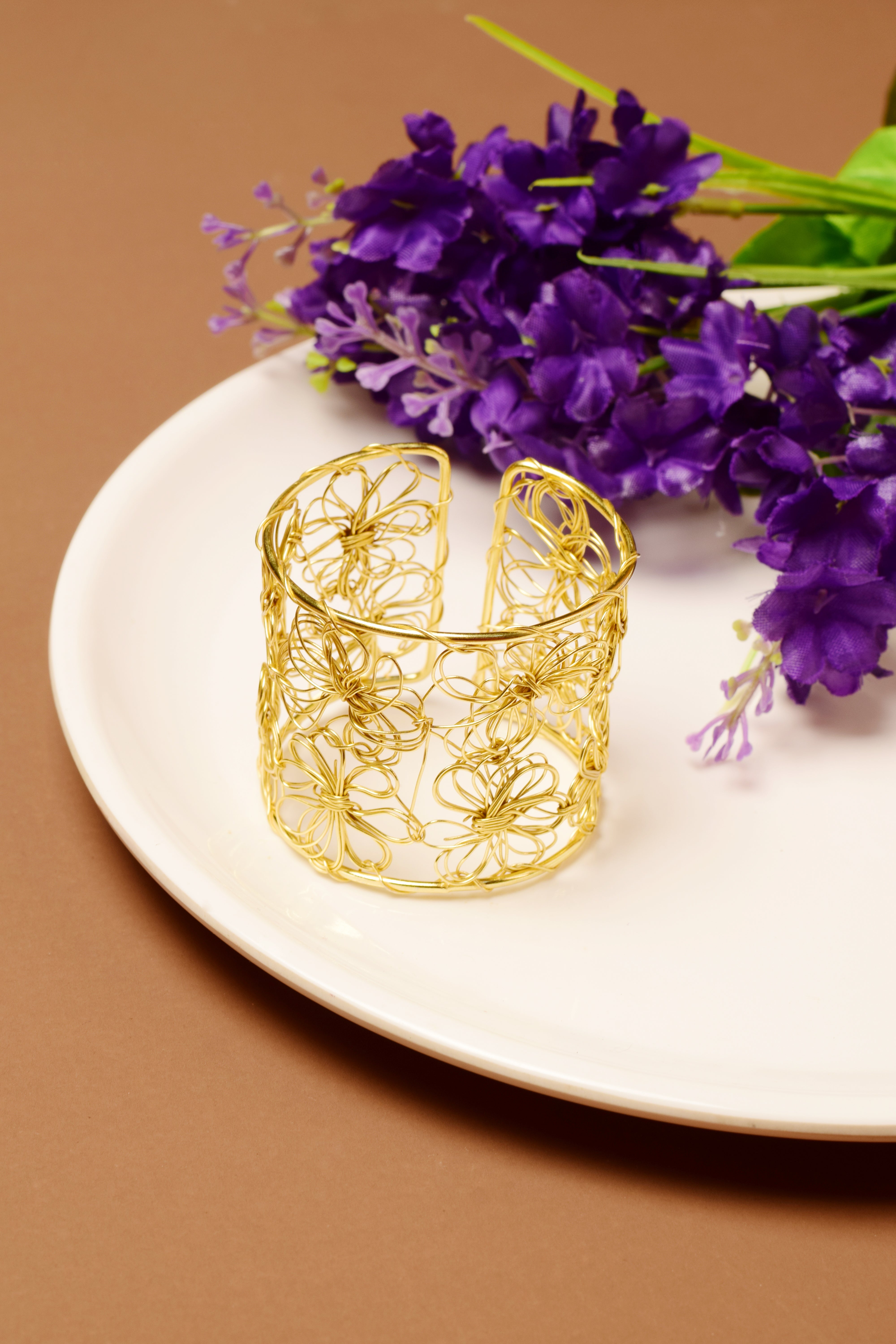 The Bloom Lattice Cuff