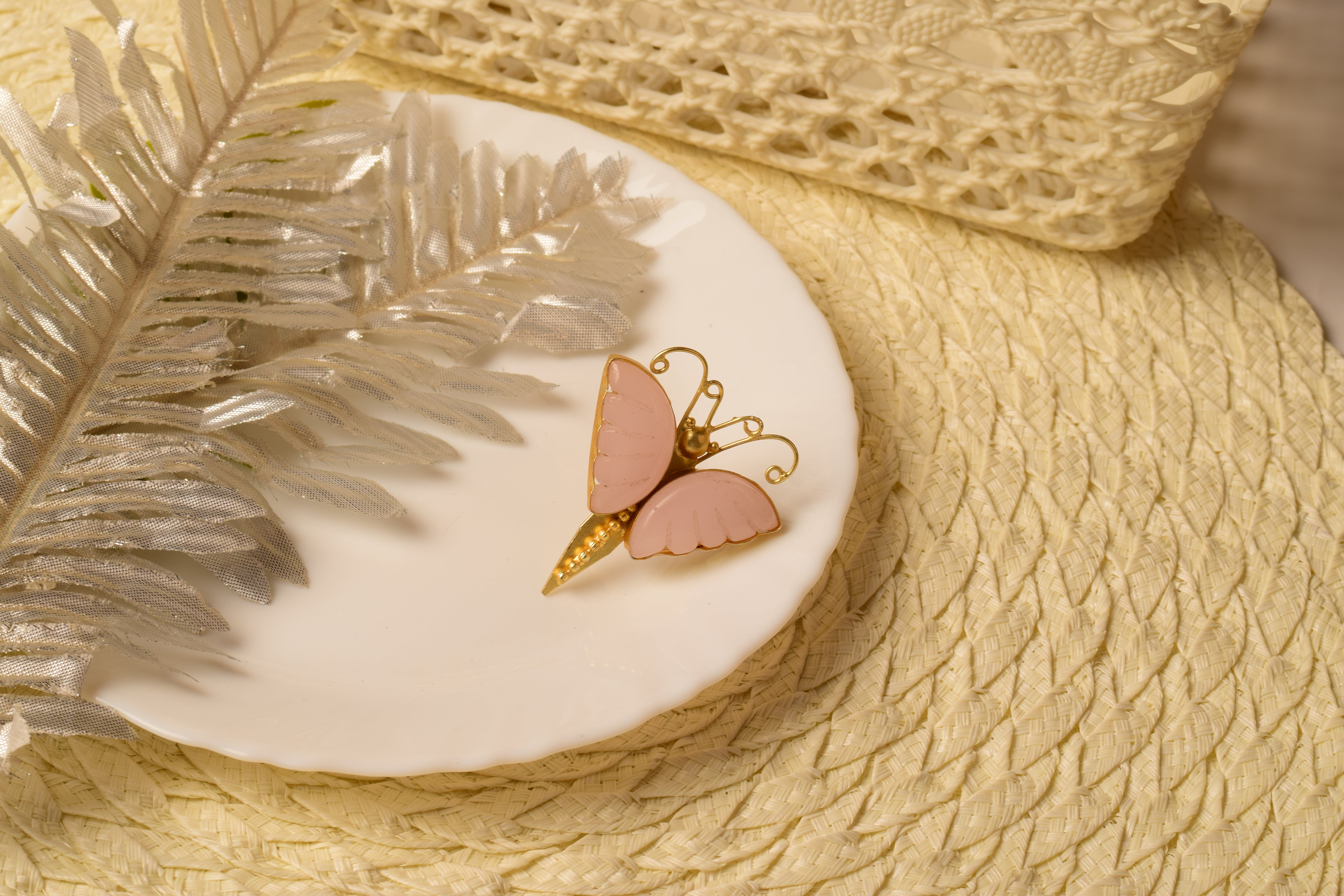 Blush Flutter Butterfly Ring