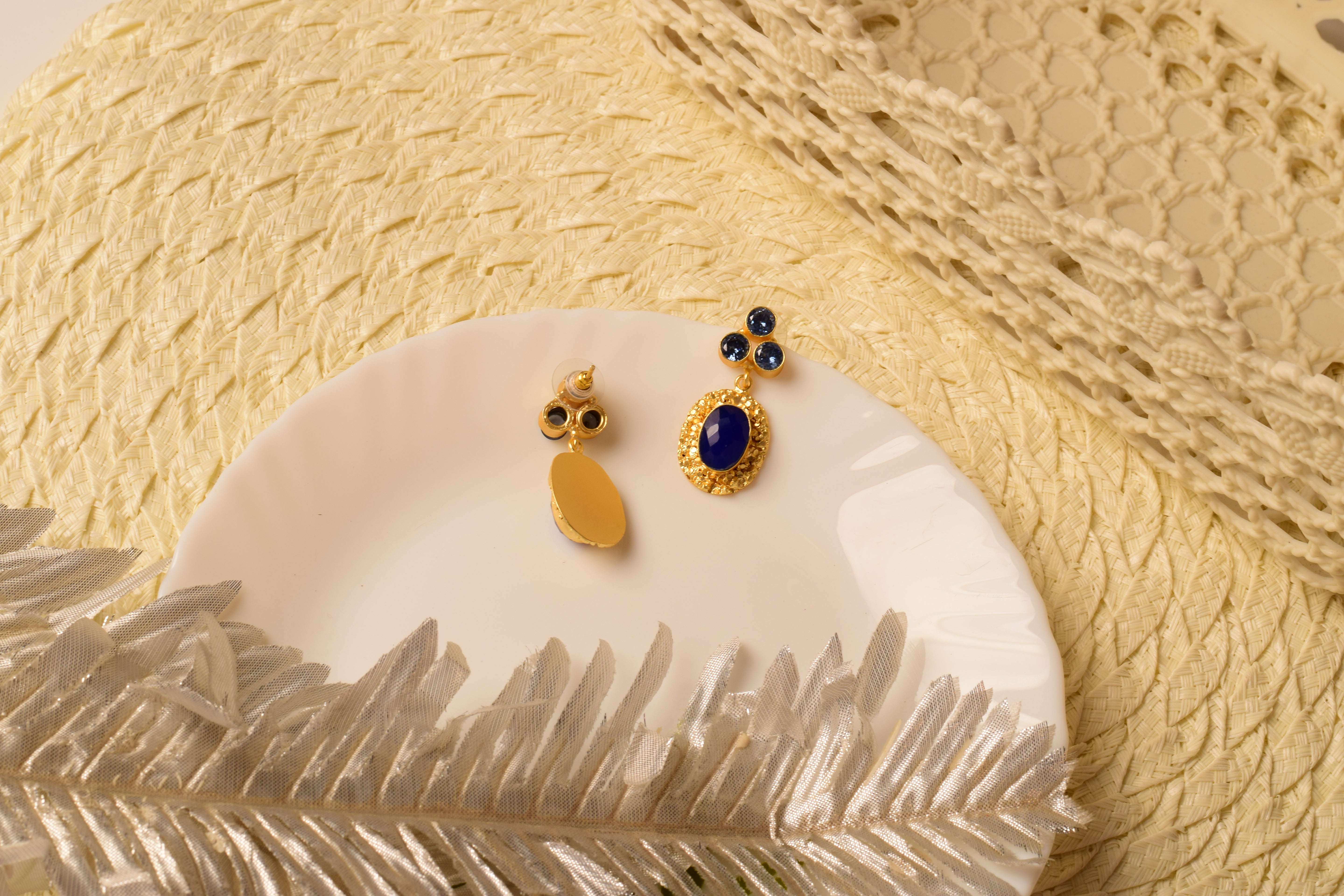 Royal Sapphire Glow Earring