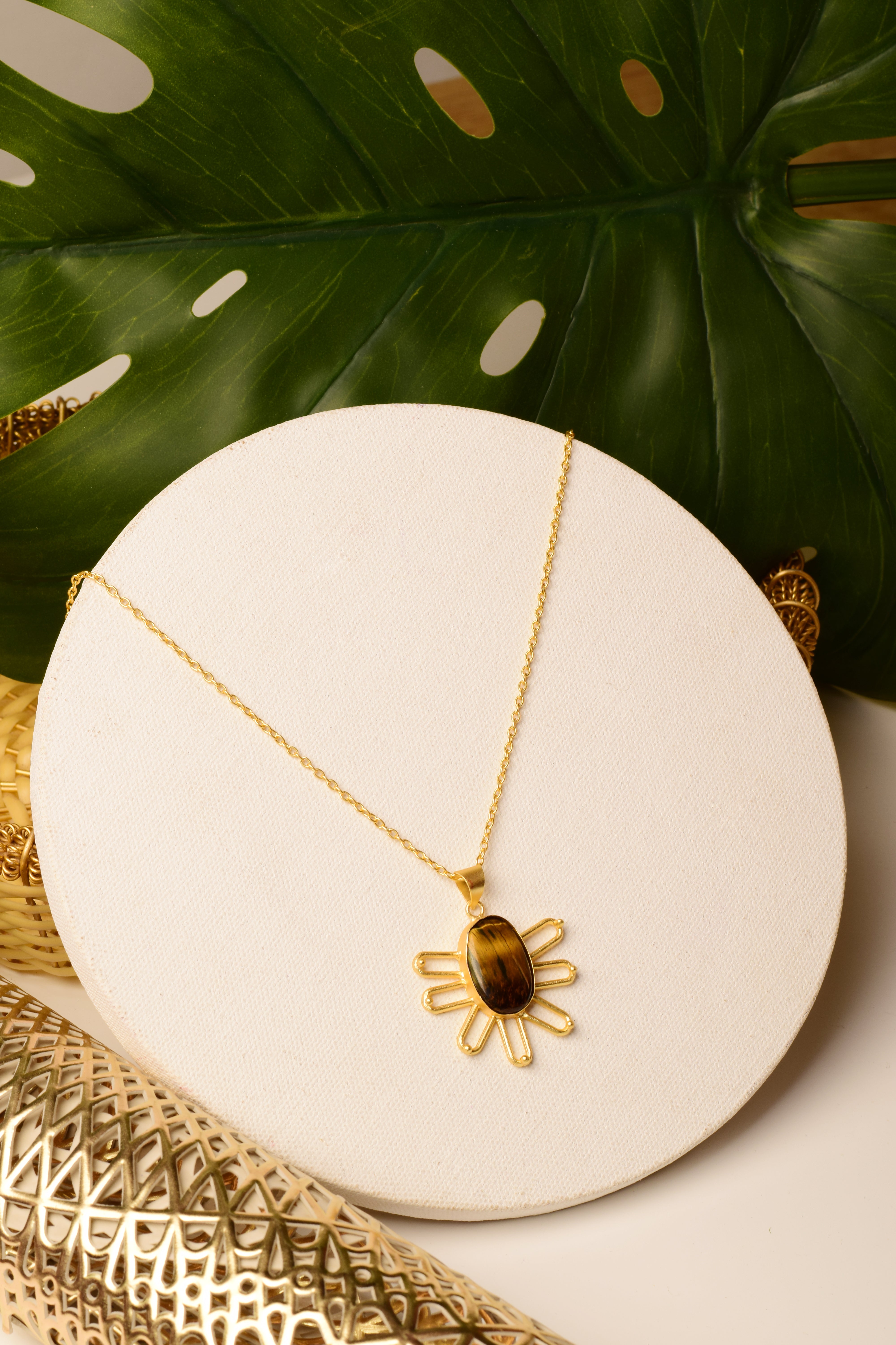 Oval Tiger Eye pendant