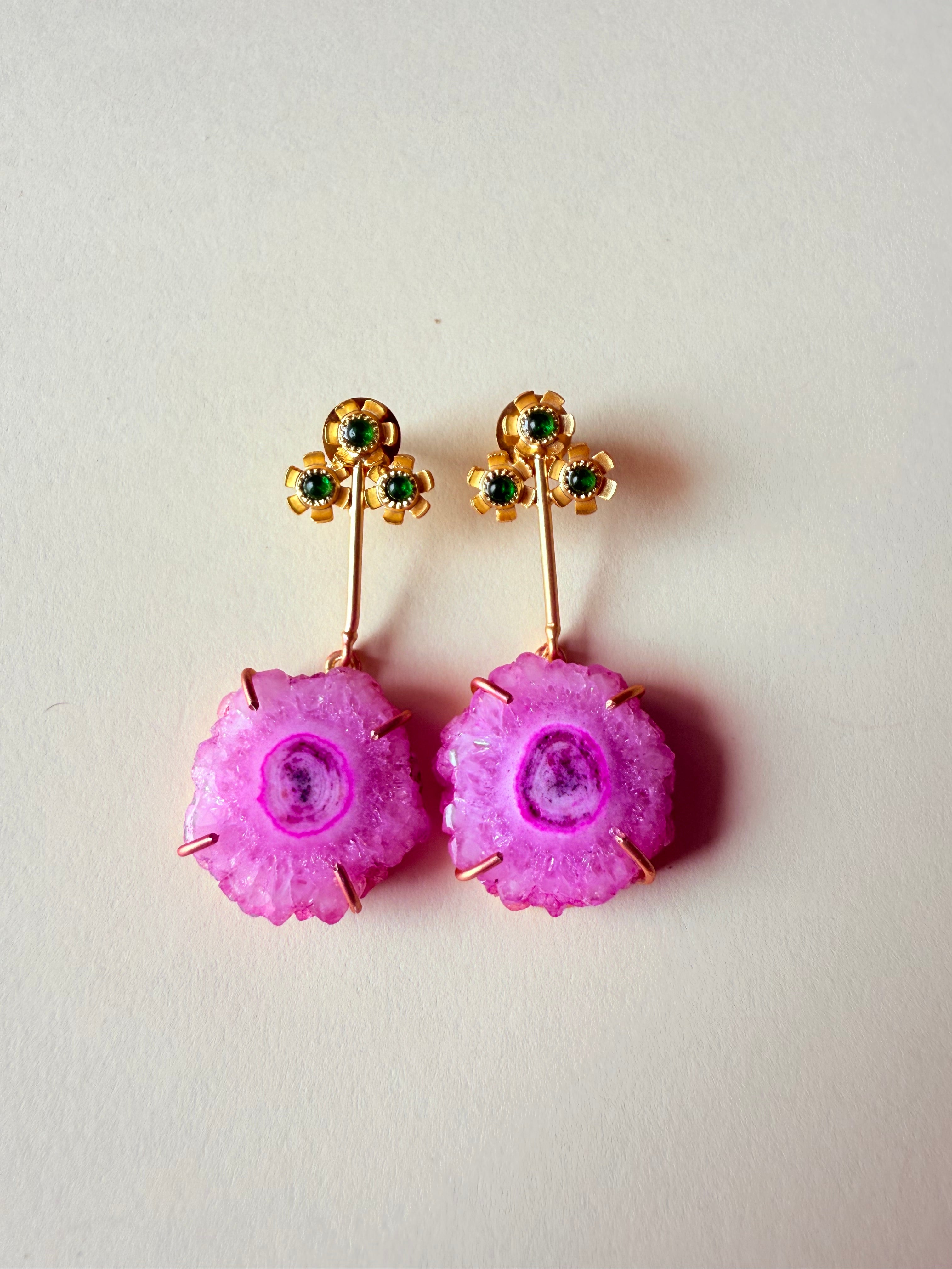Pink Matte Serenity Earrings