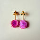 Pink Matte Serenity Earrings