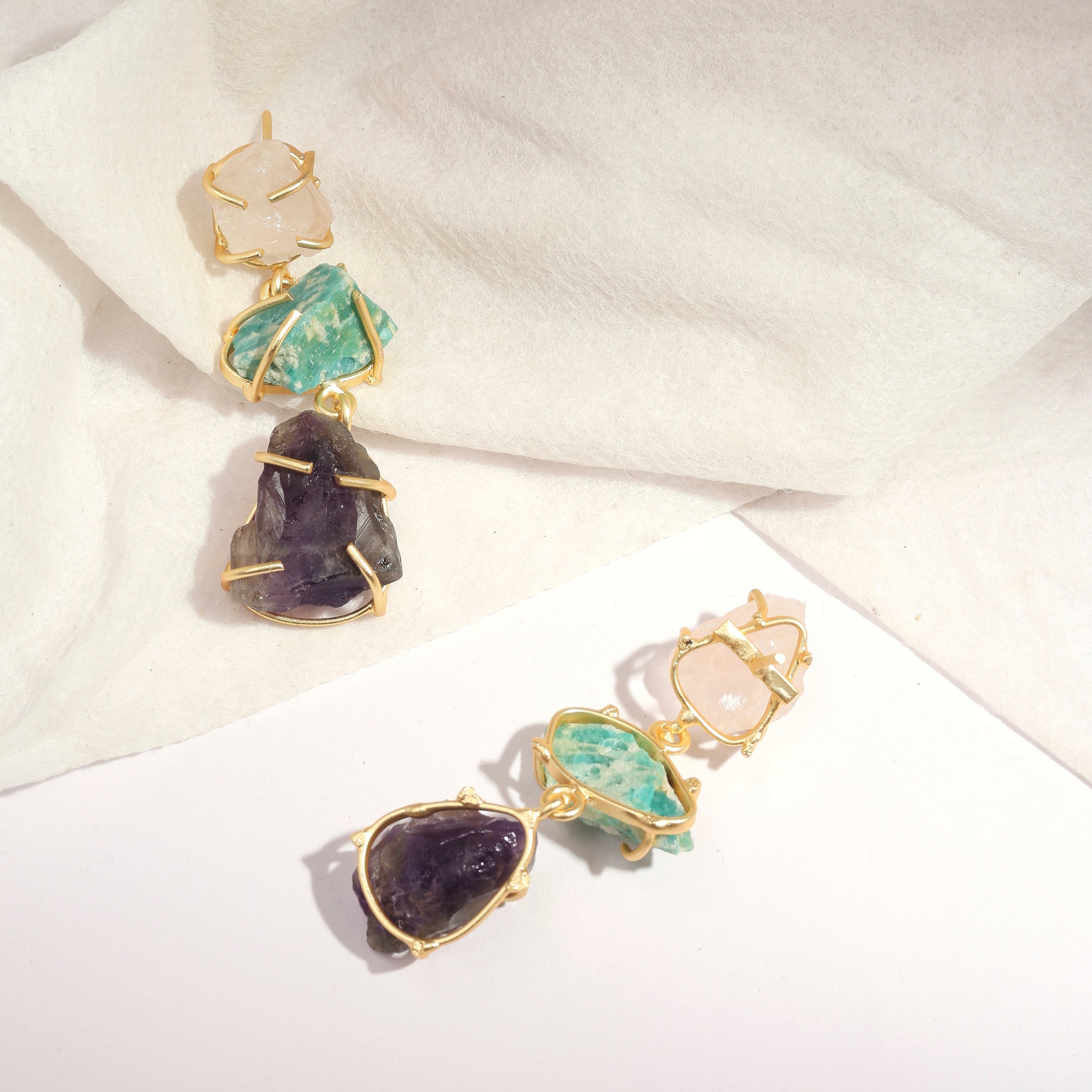 Gemstone Harmony Earrings