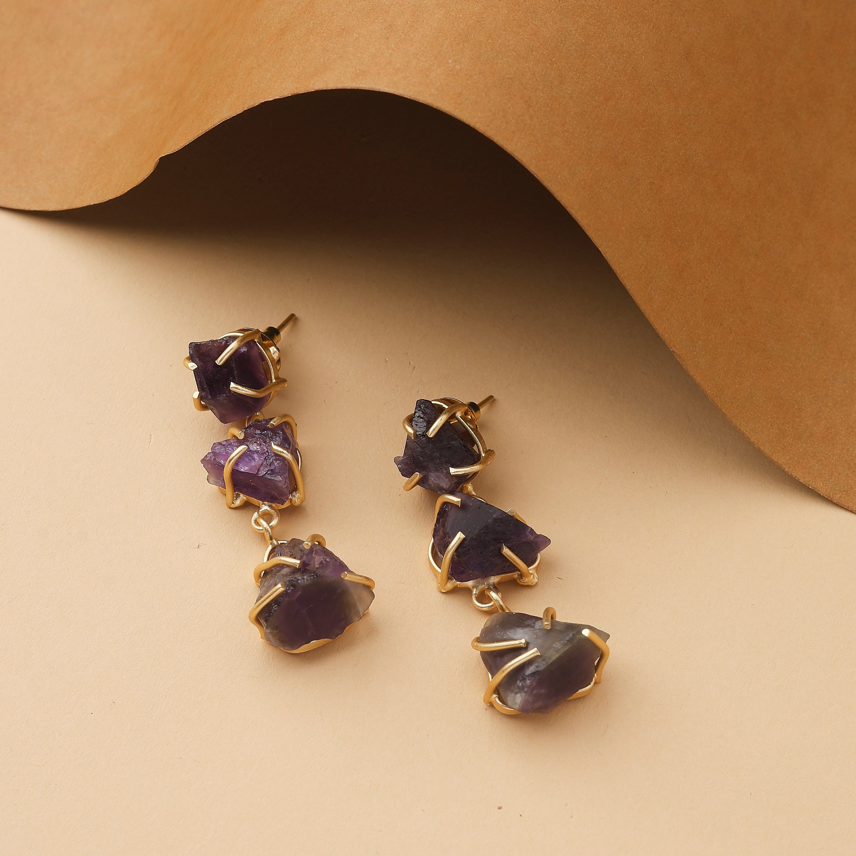 Amethyst Cascade Earrings