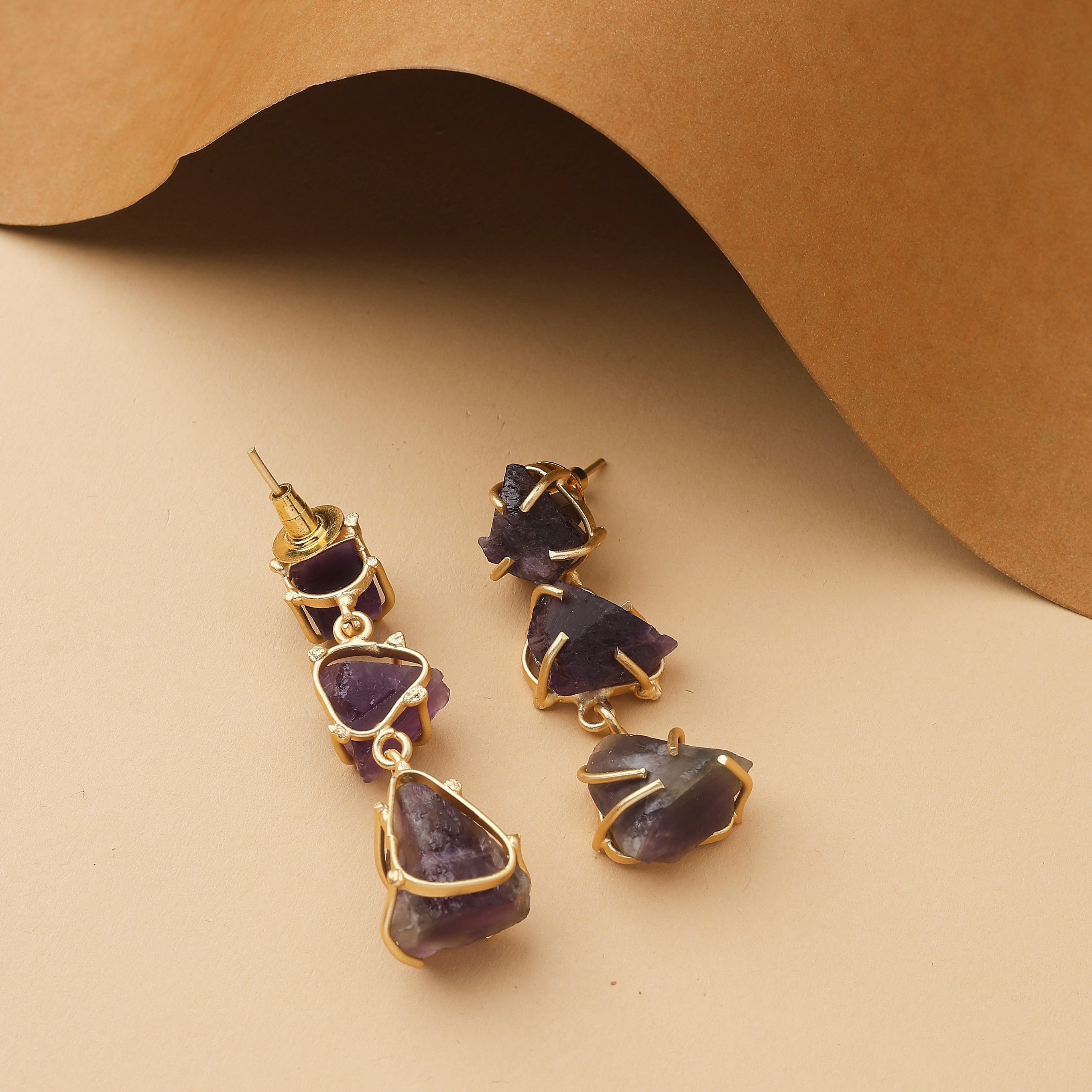 Amethyst Cascade Earrings