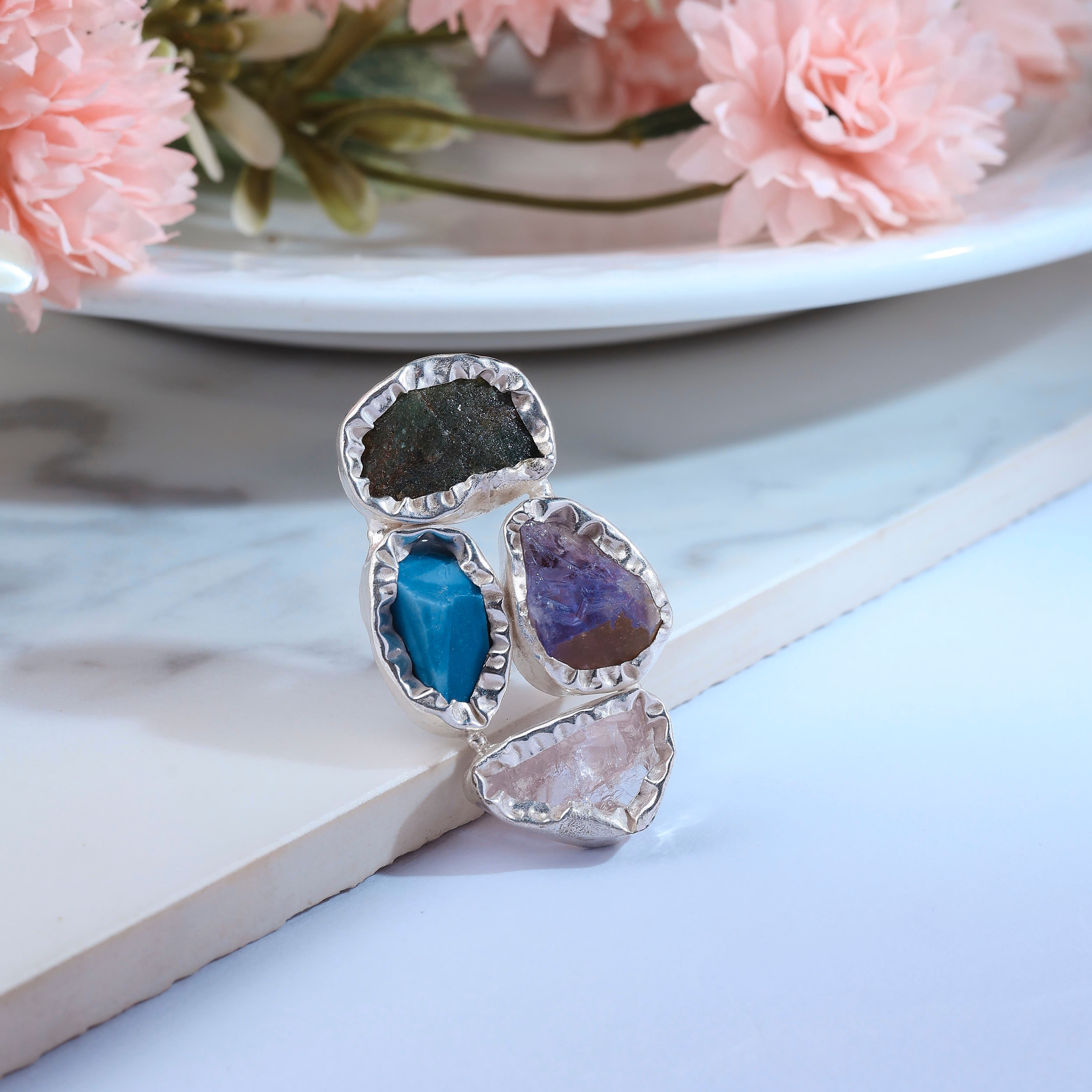 Elemental Harmony Ring- Silver