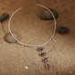 Amethyst Cascade Choker Set