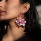 Blossom Aura Earrings – Pink Edition 🌸✨
