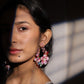 Blossom Aura Earrings – Pink Edition 🌸✨