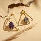 💜 Amethyst Prism Earrings