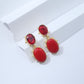 Red Twilight Earrings