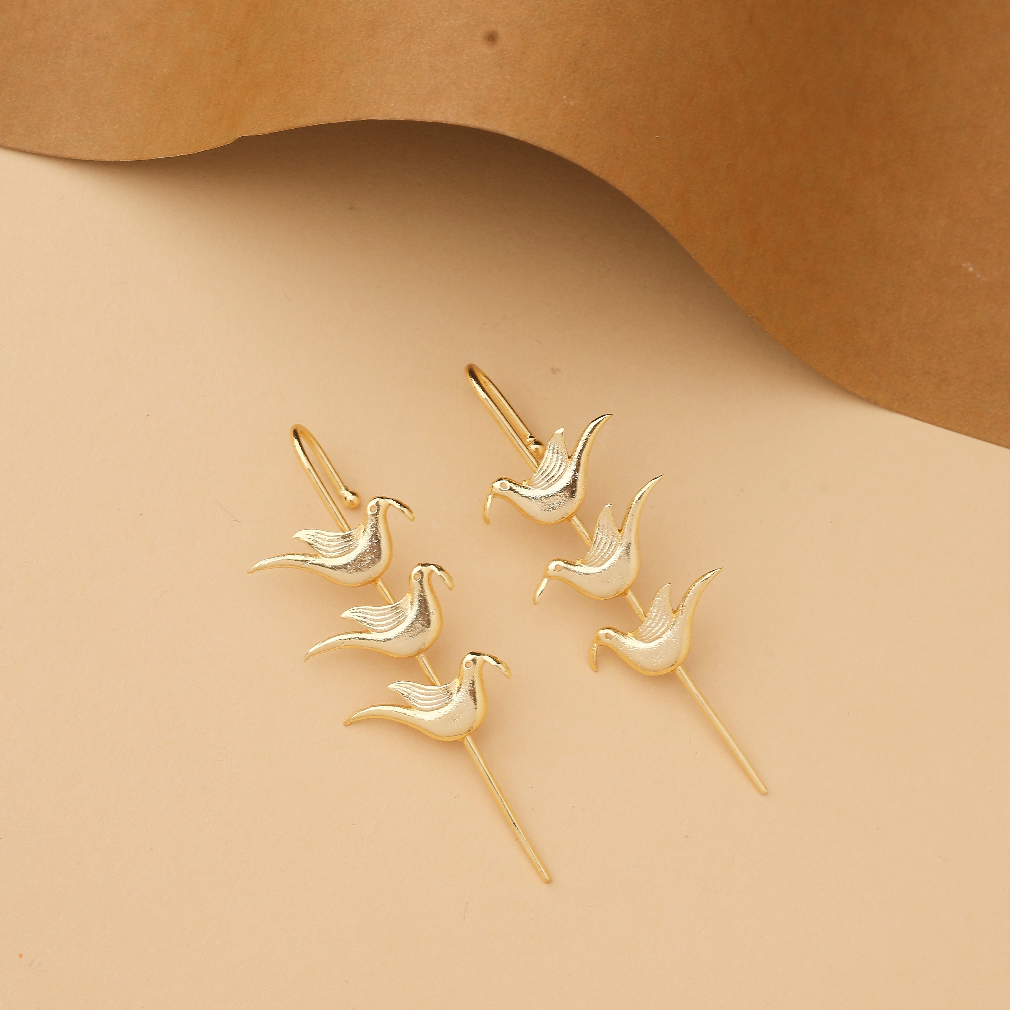 Golden Flight Earcuffs