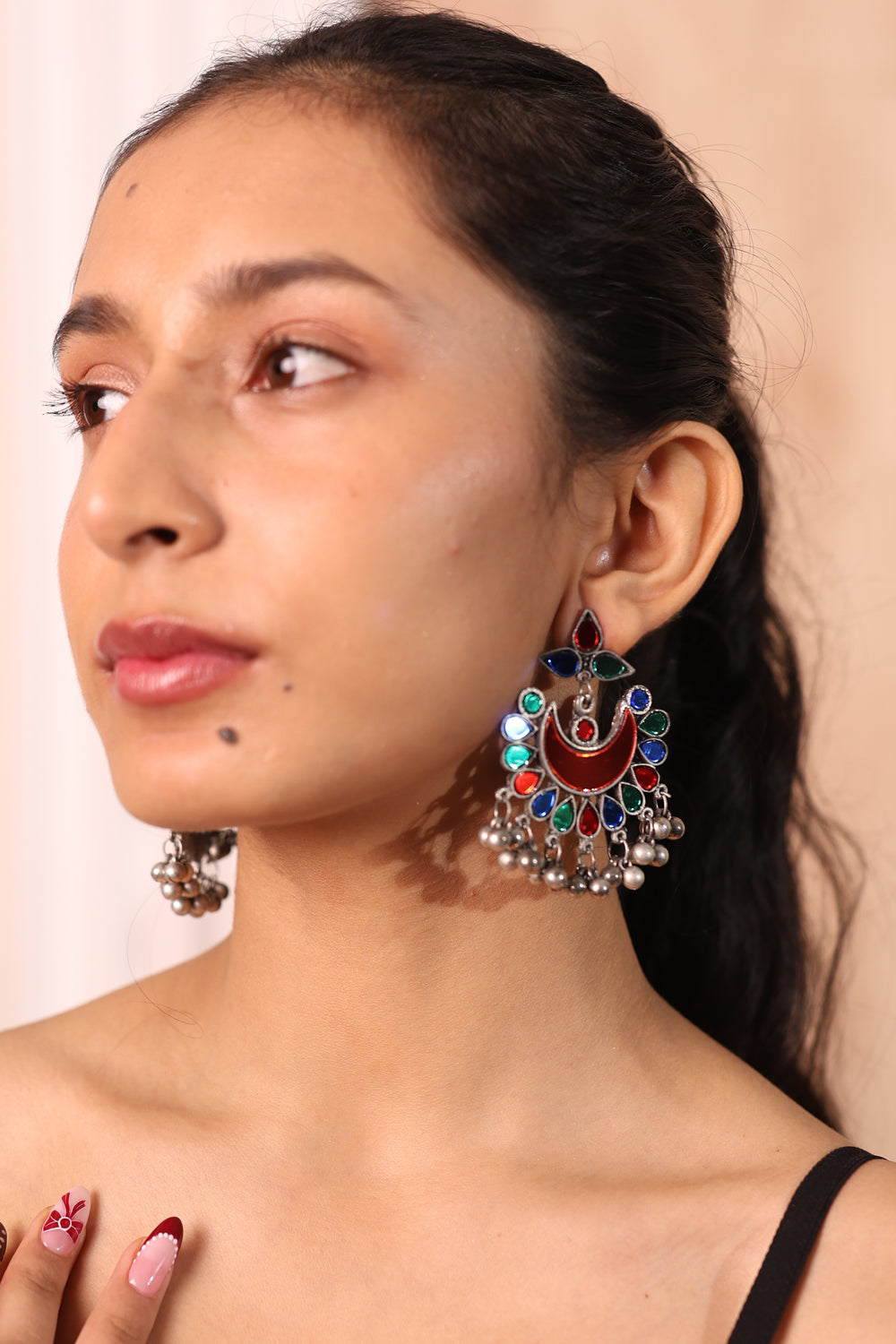 Rangrez Crescent Earrings
