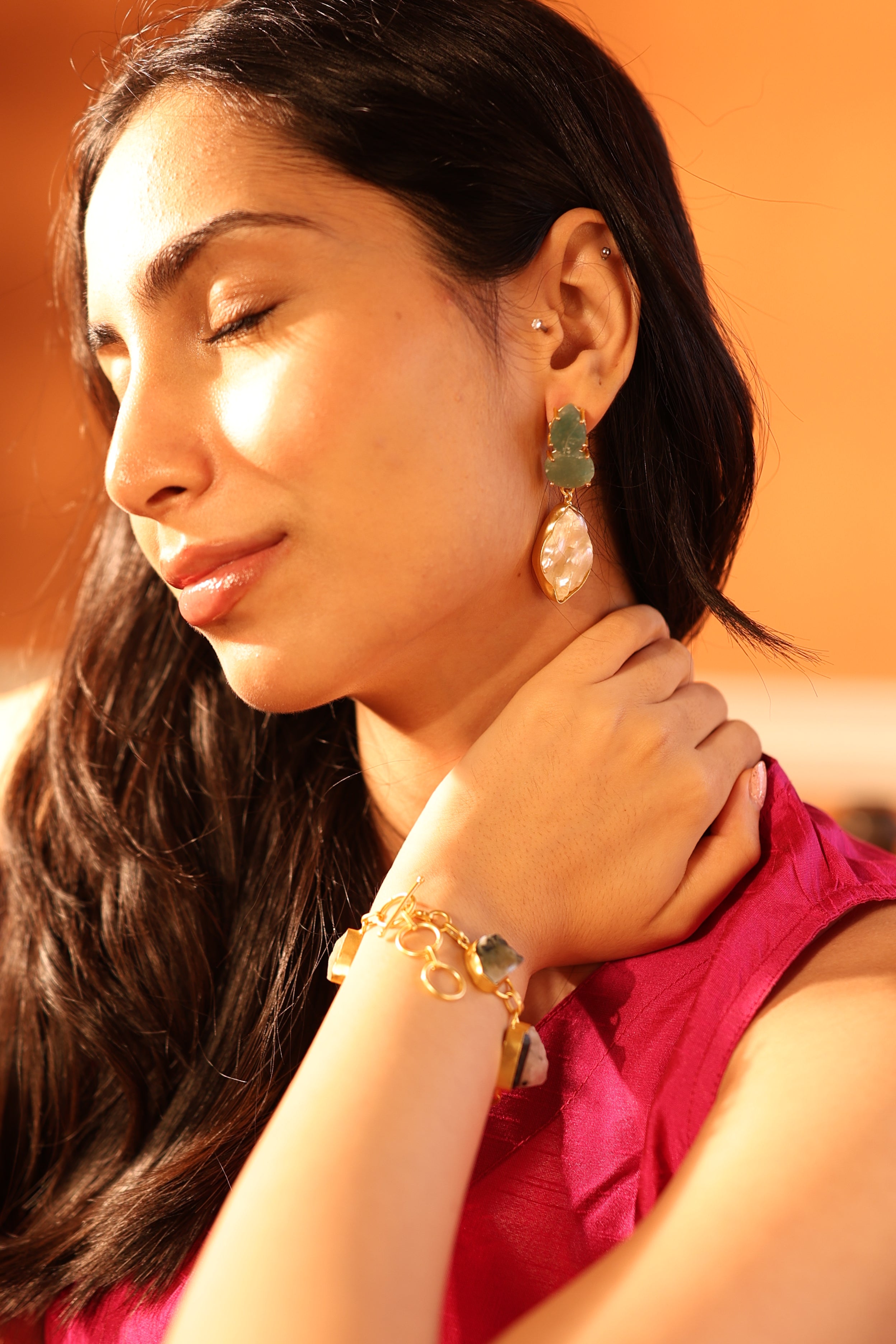 Emerald Tide Earrings