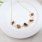 Regal Amethyst Necklace Set