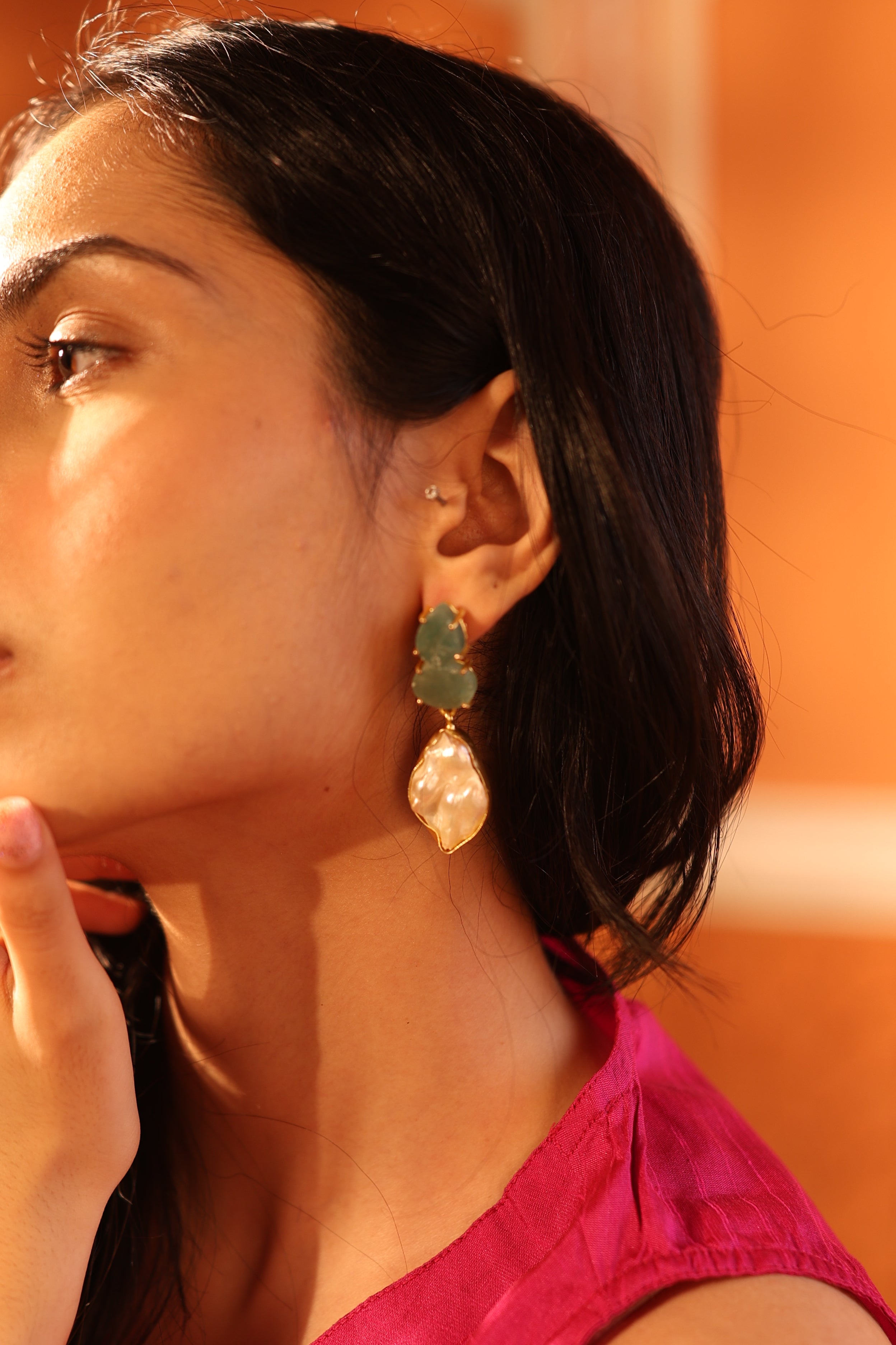 Emerald Tide Earrings