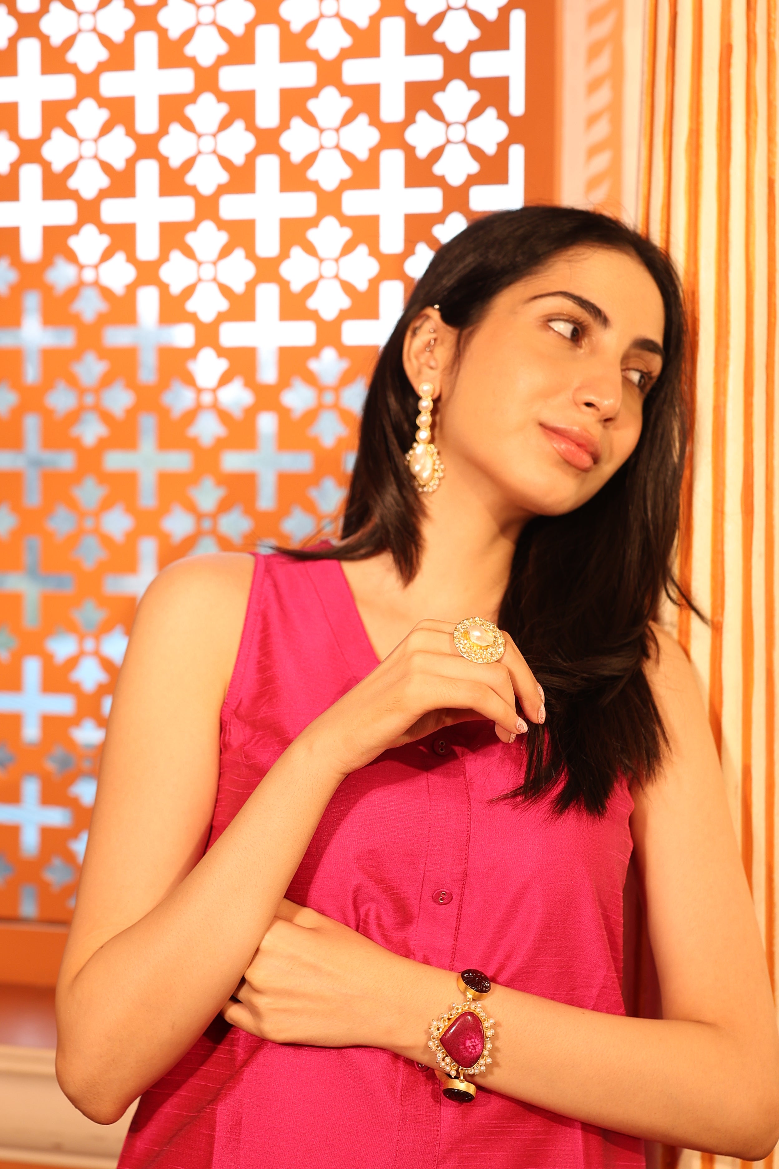 Pearl Cascade Earrings