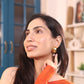 Blush Drape Earrings