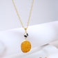 Golden Aura Druzy Chain