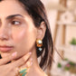 Aqua Drape Earrings