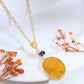 Golden Aura Druzy Chain
