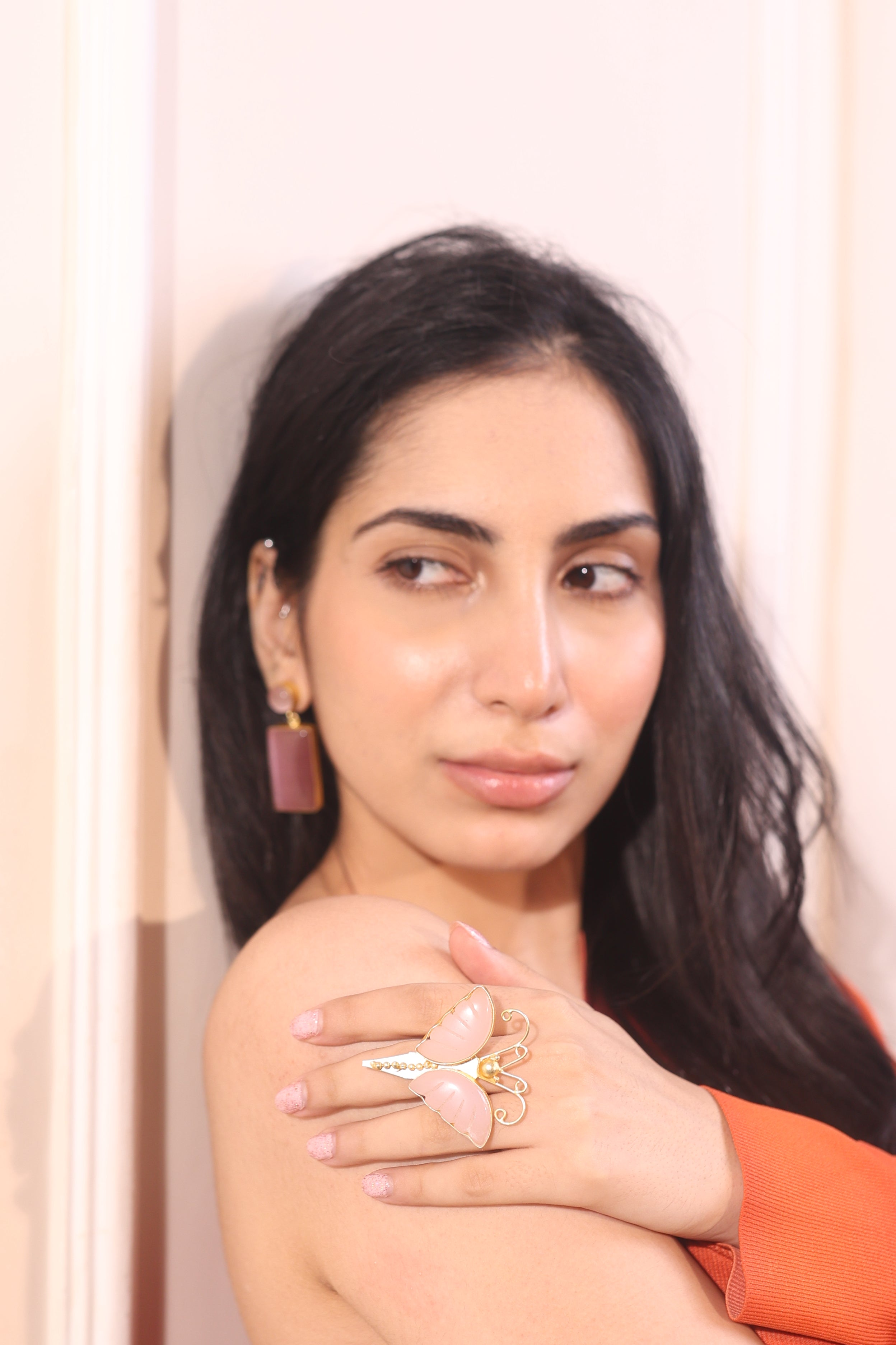 Blush Flutter Butterfly Ring