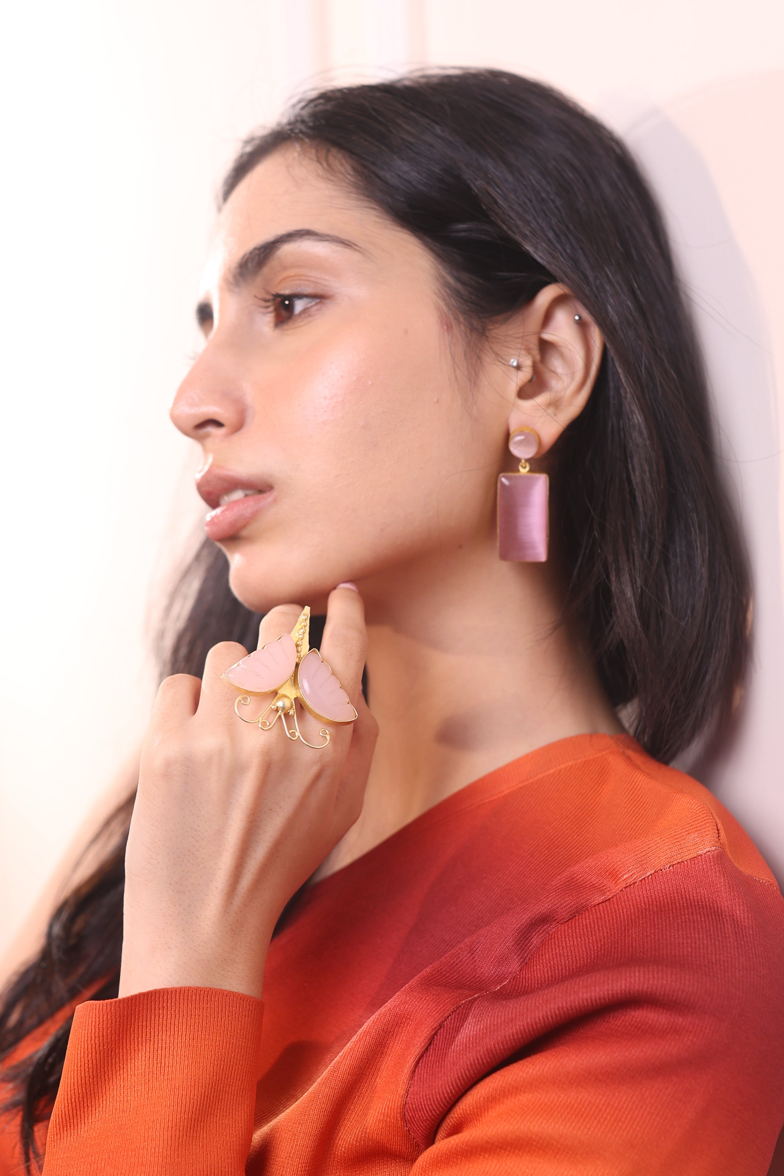 Blush Flutter Butterfly Ring