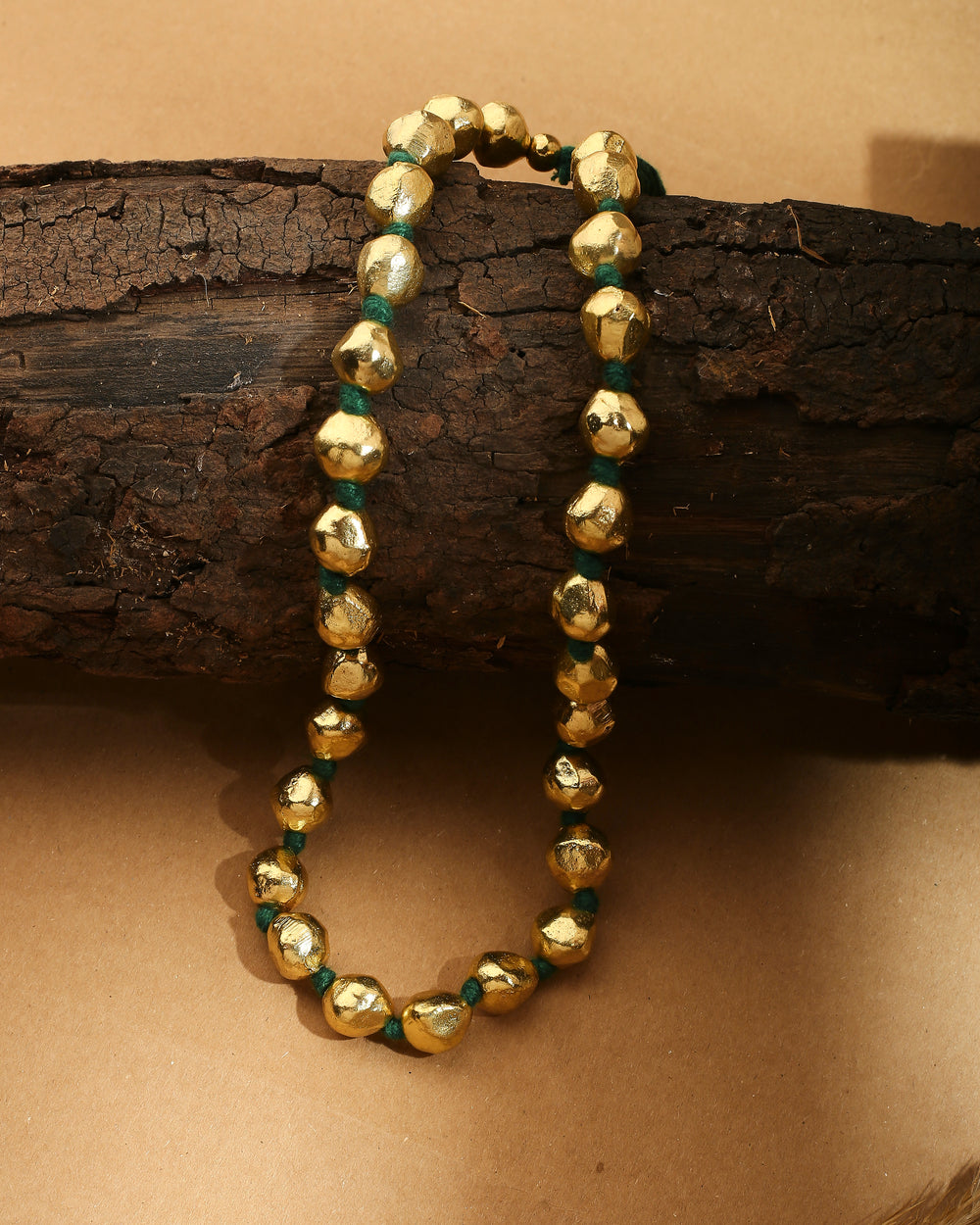 Gold and Green Neckpiece