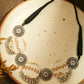 White Bandhani Necklace Set