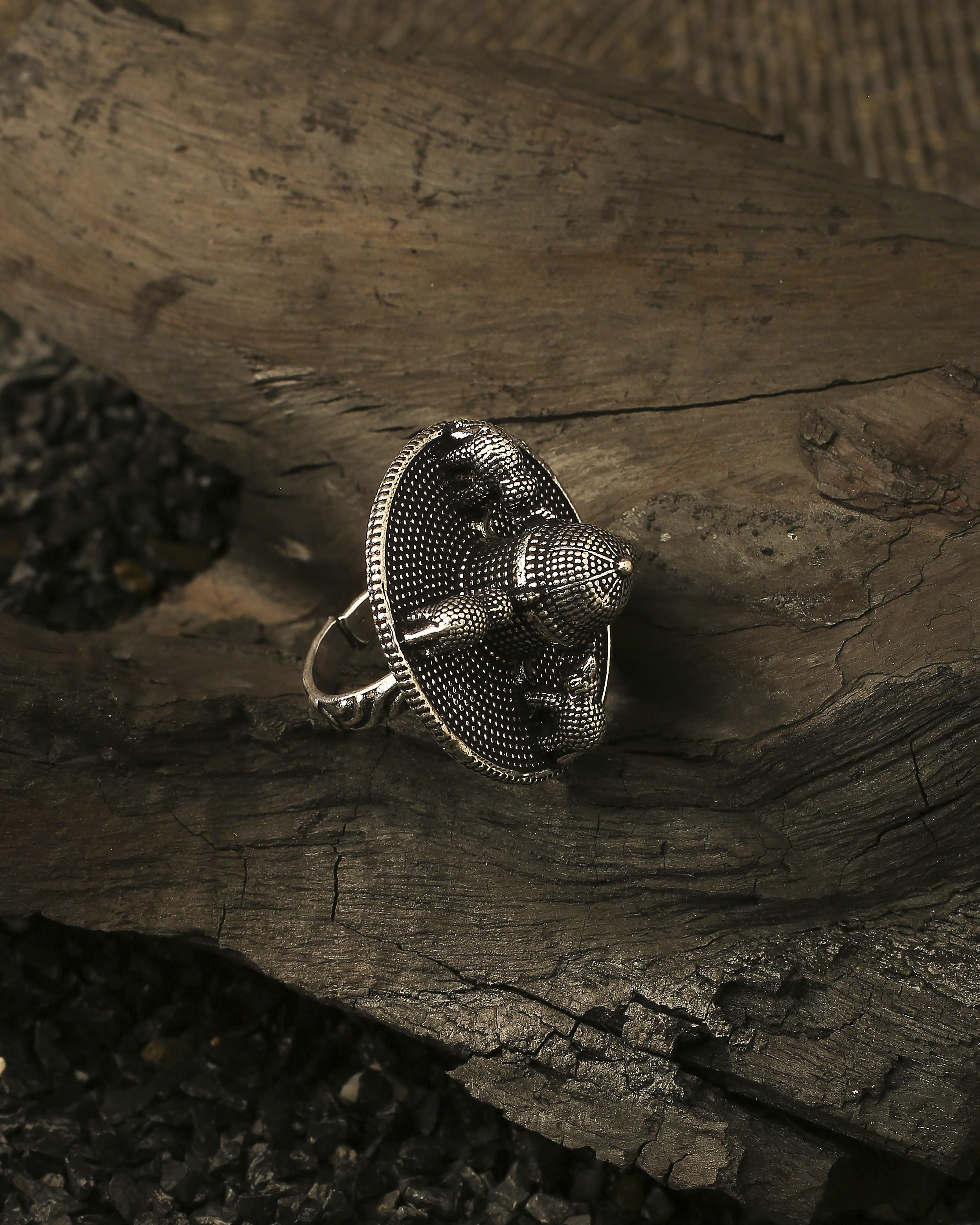 Oxidized Rustic Ring