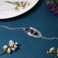 Silver Black Tourmaline Bracelet