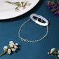 Silver Black Tourmaline Bracelet