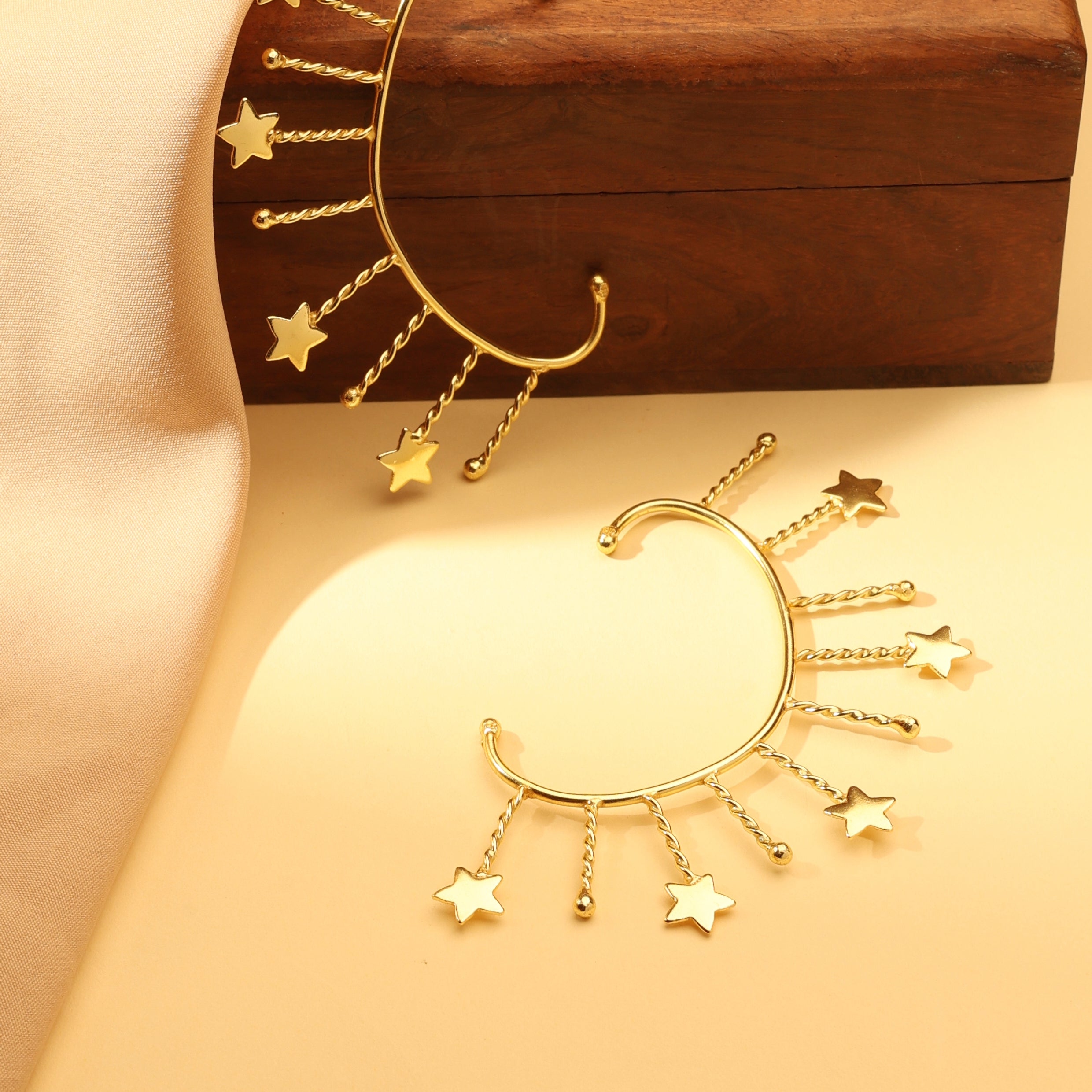 Celestial Cascade Ear Cuff