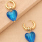 Blue Stone Love Earrings