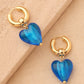 Blue Stone Love Earrings