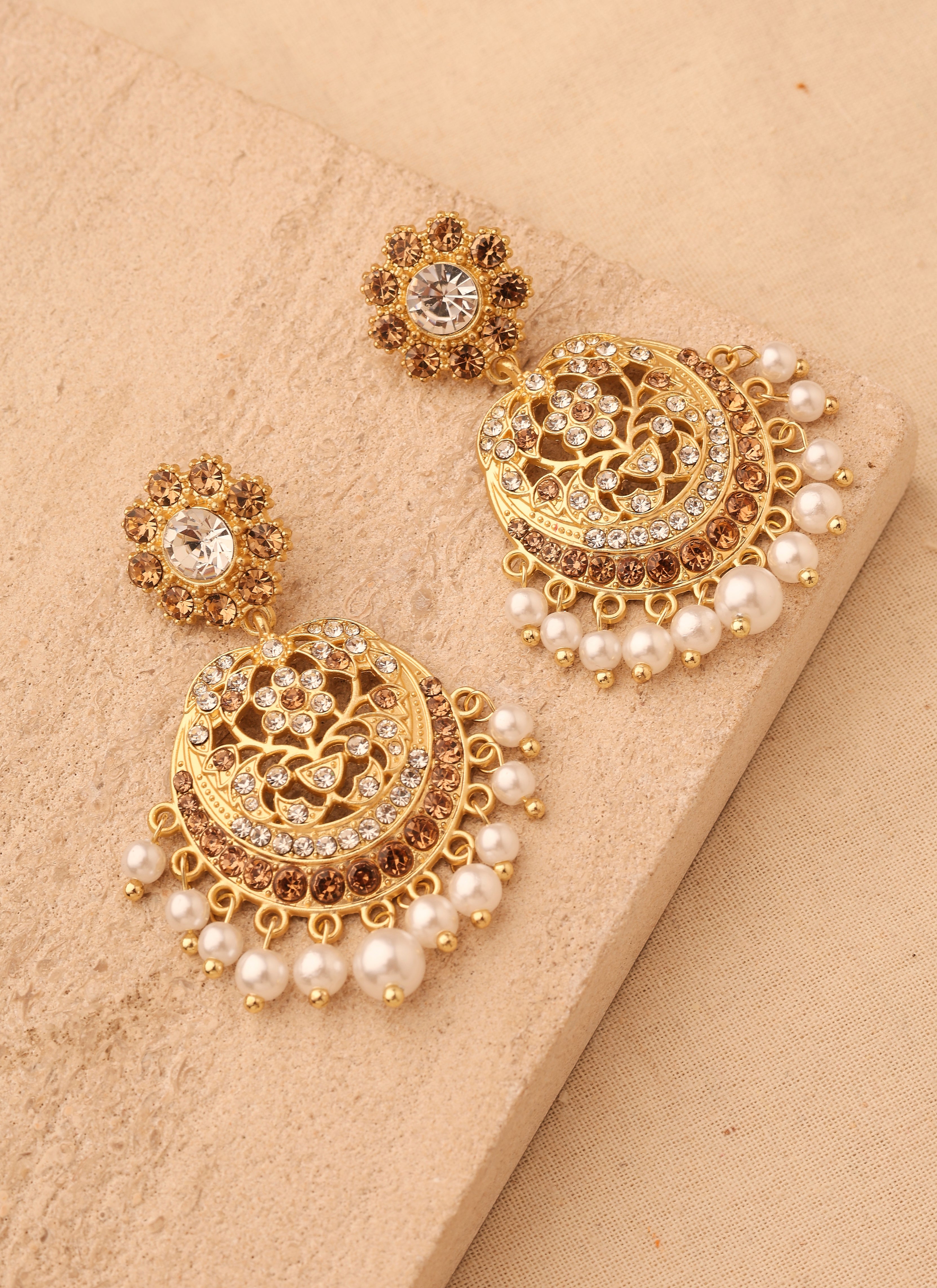 Pearl Gold Earrings