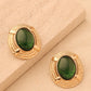 Green Gold Studs