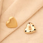 Gold Heart Studs