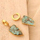 Turquoise Blue Natural Stone Earrings