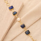 Kkatha Classic Combo: Colorful Stone Necklace Set & Bracelet