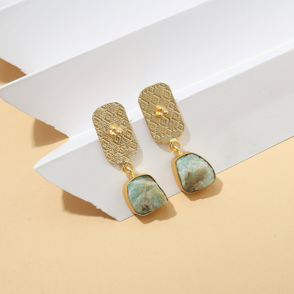 Golden Amazonite Drops