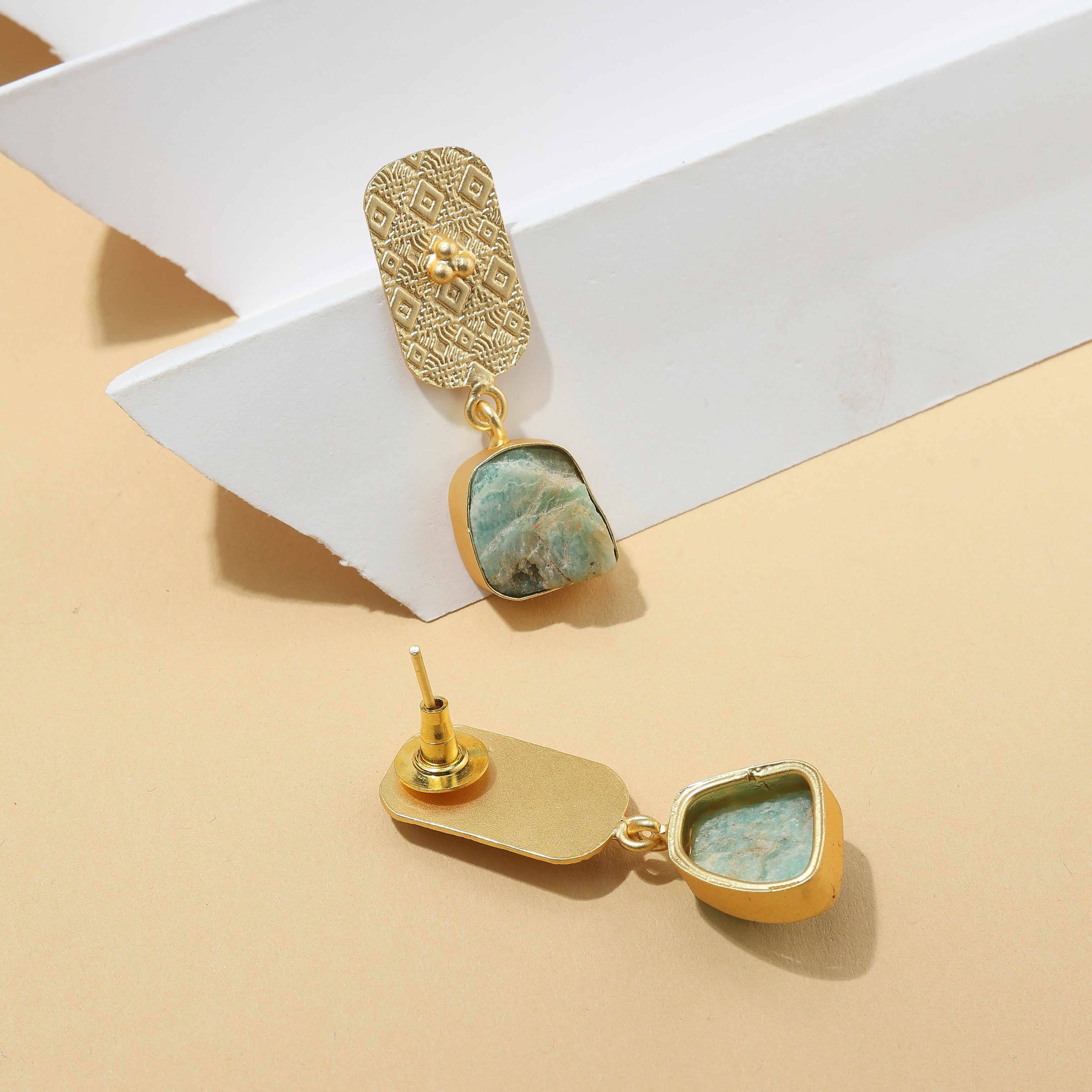 Golden Amazonite Drops